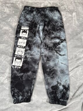 Hypland Hunter X Hunter Tie Dye Jogger Pants Mens Small 28” Anime Blue